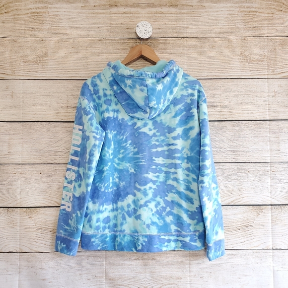 NWT Hollister Tie Dye Hoodie Pullover Sweater S - Picture 7 of 8